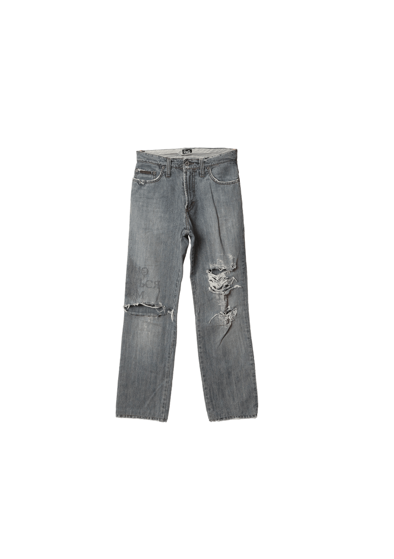 DENIM SKINNY LEG PANTS 34