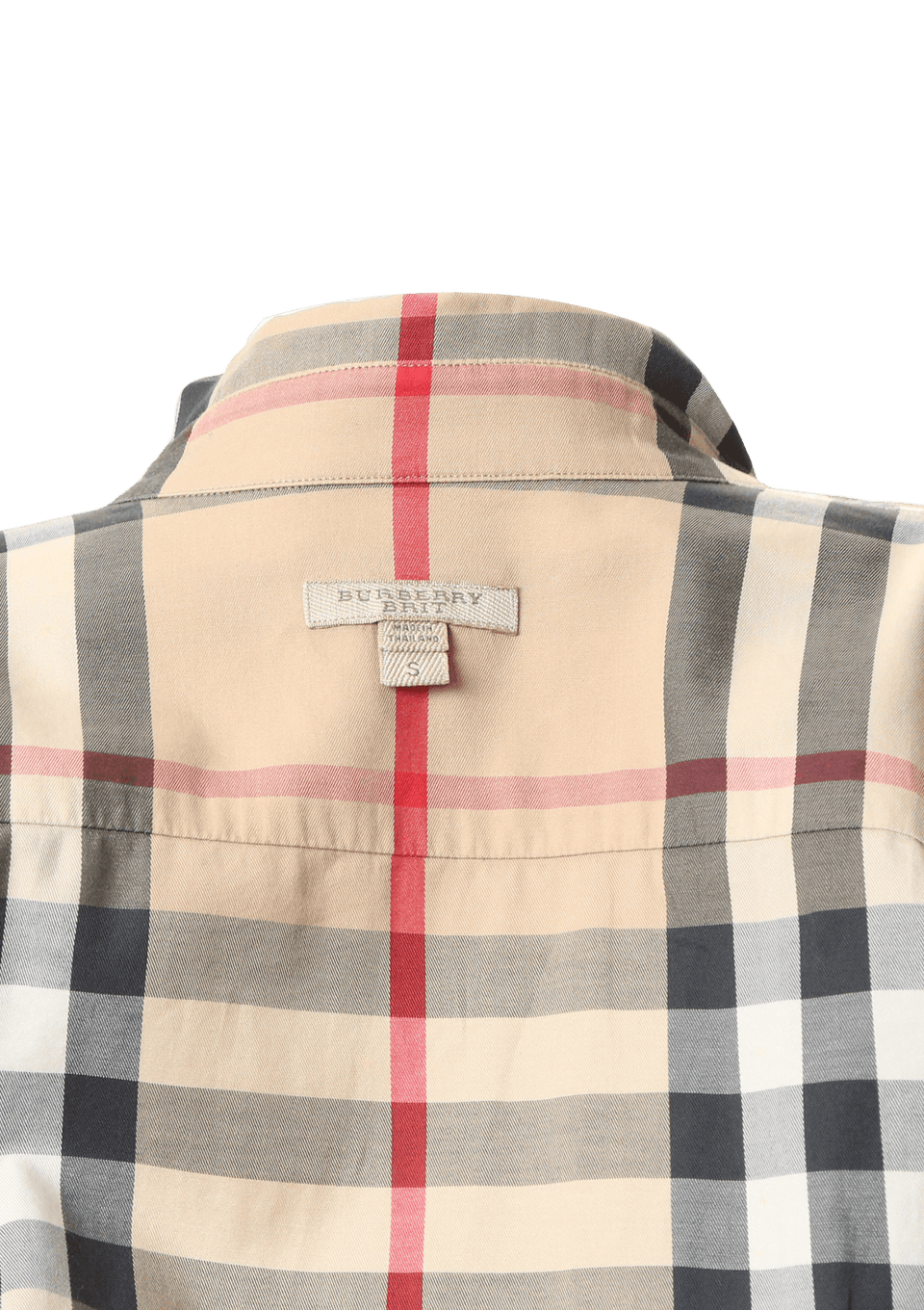 Camisa Burberry House Check Long Sleeve Shirt P Bege Original – Gringa