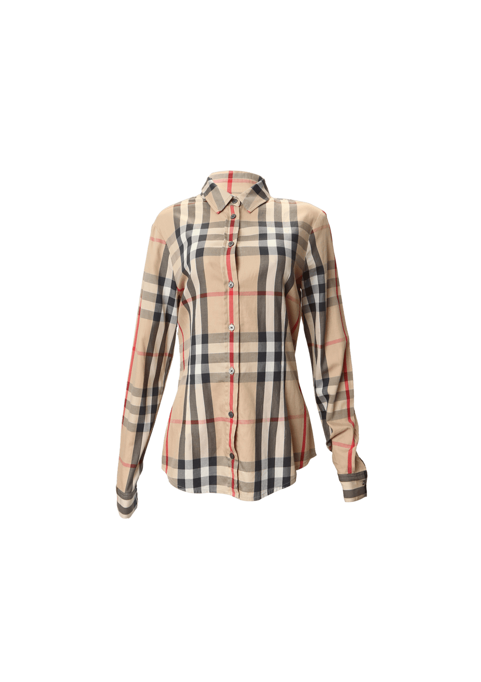 Camisa Burberry House Check Long Sleeve Shirt P Bege Original – Gringa
