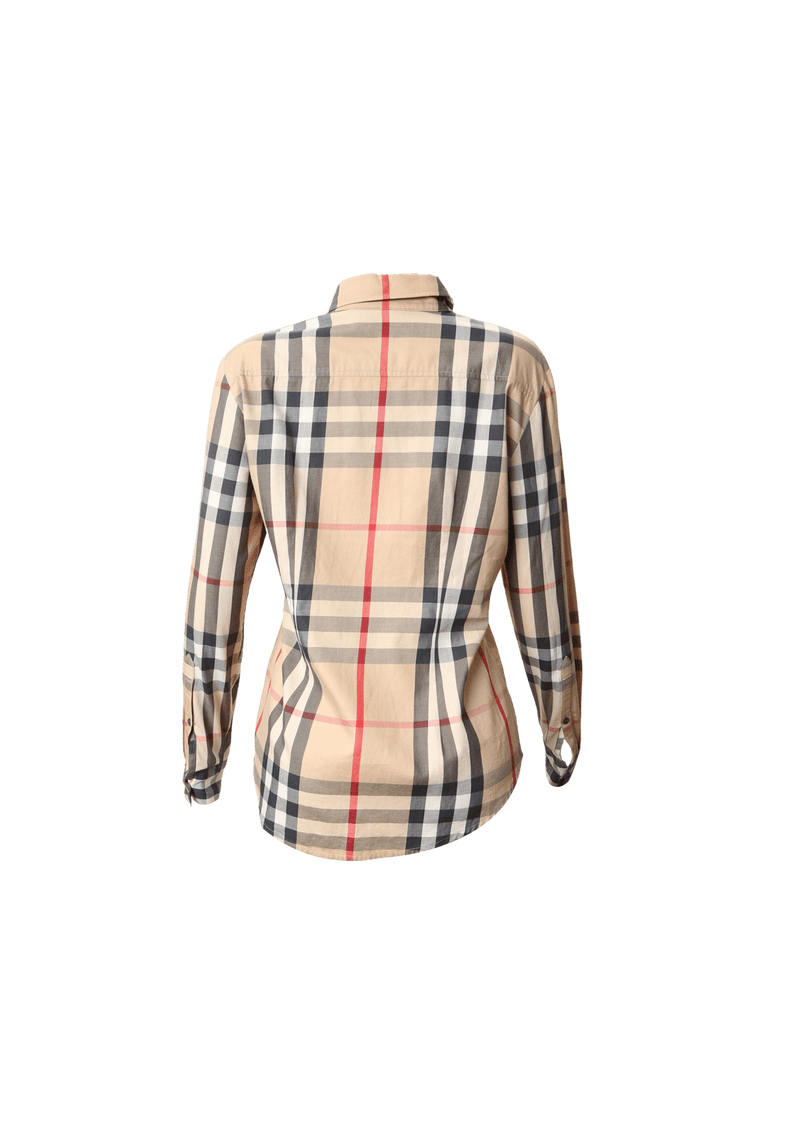 HOUSE CHECK LONG SLEEVE SHIRT P