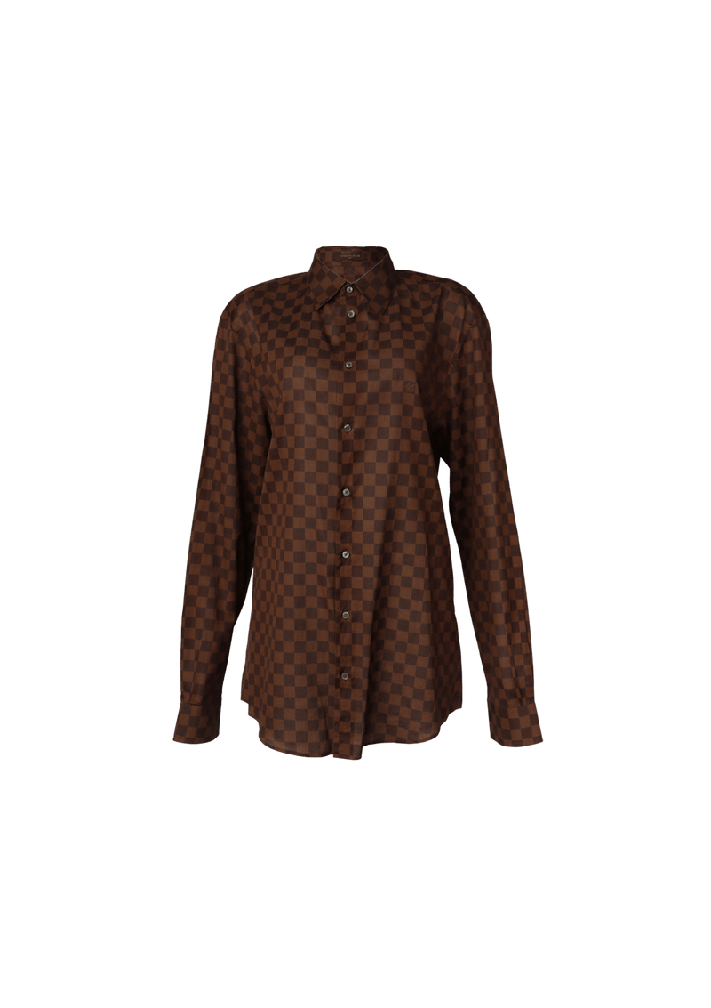 DAMIER ÉBÈNE LONG SLEEVE SHIRT P