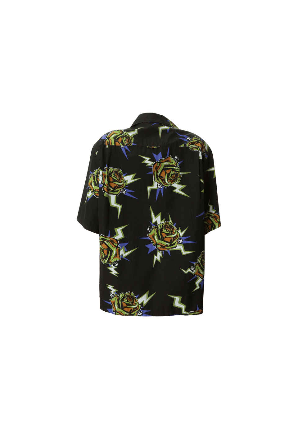 Camisa Prada Frankenstein Rose Shirt 38 Azul Original – Gringa