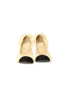 CAP-TOE ELASTIC BALLET FLATS 38