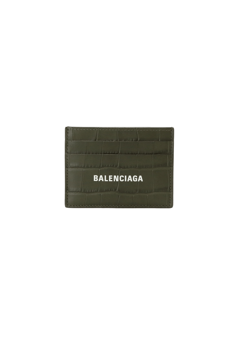 CROCO EFFECT CASH CARD HOLDER