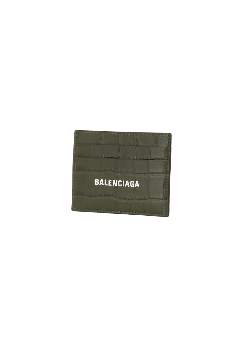 CROCO EFFECT CASH CARD HOLDER