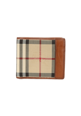 HORSEFERRY CHECK BIFOLD WALLET