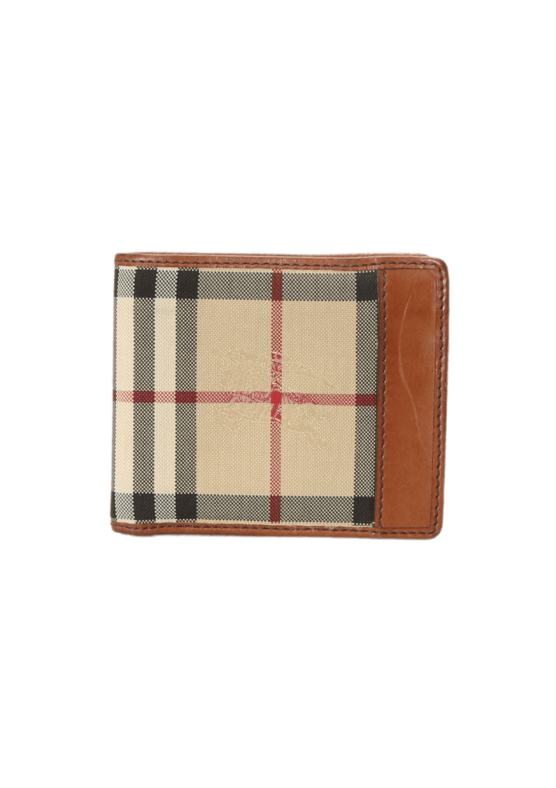 HORSEFERRY CHECK BIFOLD WALLET