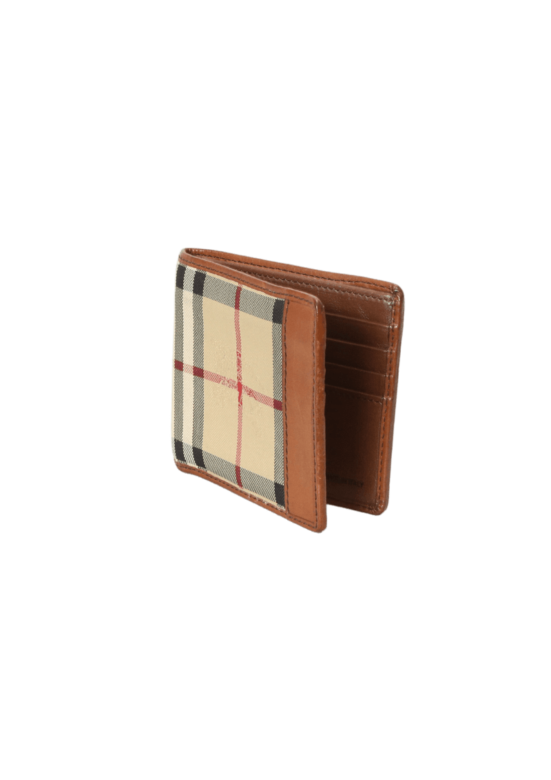 Burberry horseferry check outlet id wallet