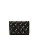 INTERLOCKING CC LOGO COMPACT WALLET