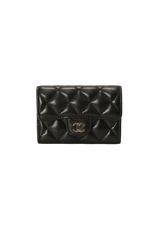 INTERLOCKING CC LOGO COMPACT WALLET