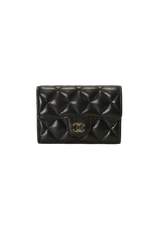 INTERLOCKING CC LOGO COMPACT WALLET