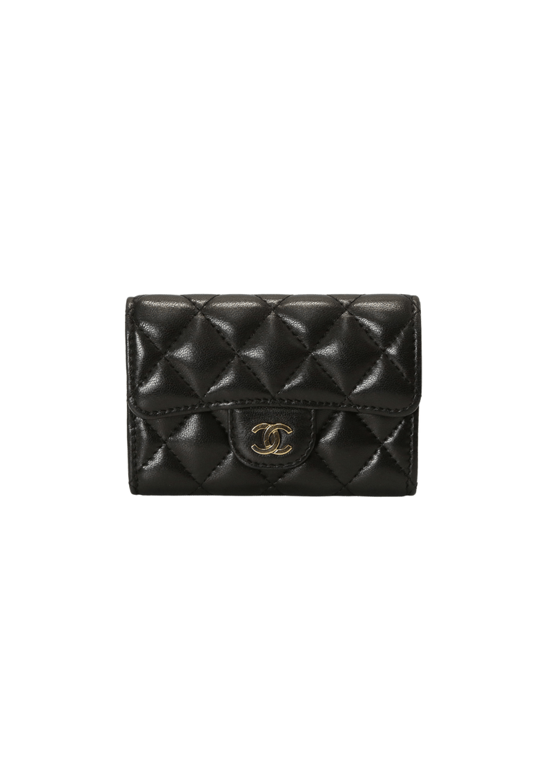 INTERLOCKING CC LOGO COMPACT WALLET