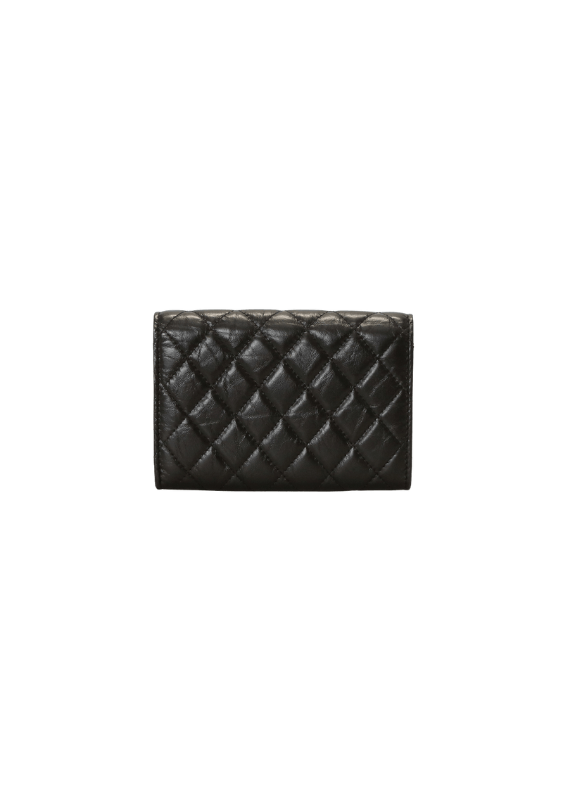 MEDIUM QUILTED CALFSKIN REISSUE FLAP WALLET