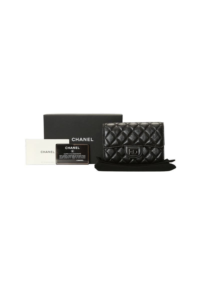 MEDIUM QUILTED CALFSKIN REISSUE FLAP WALLET