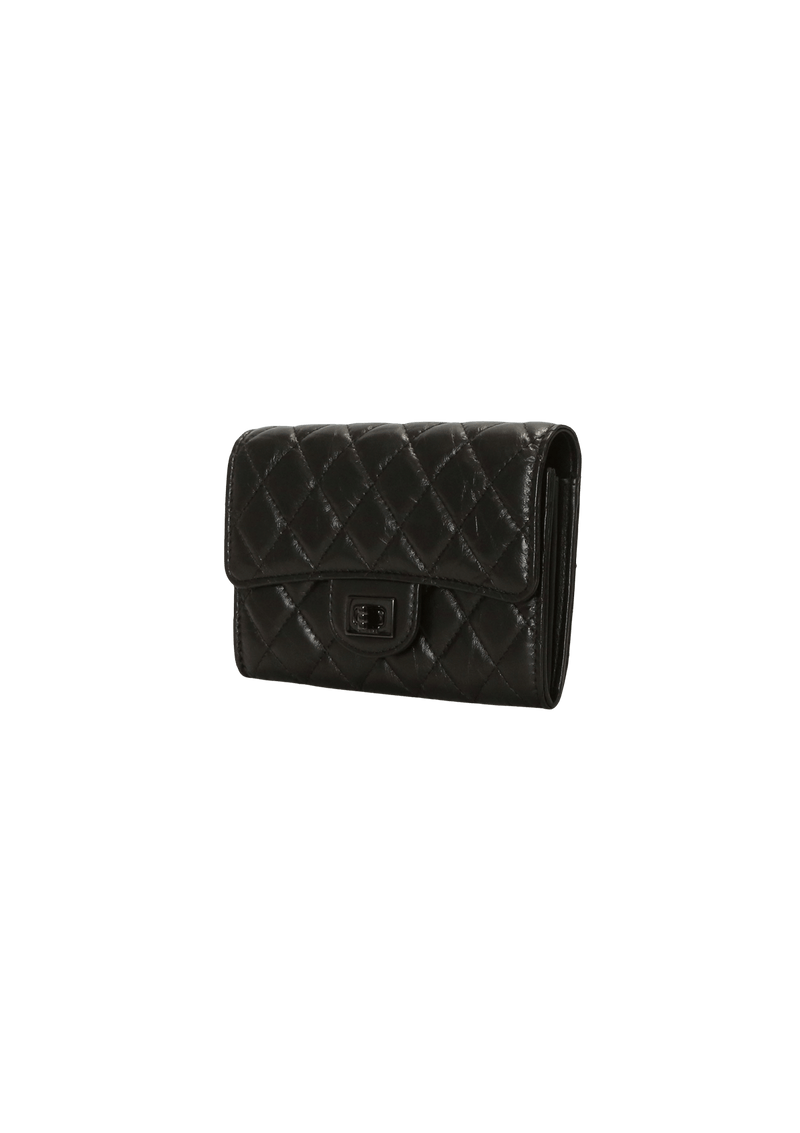 MEDIUM QUILTED CALFSKIN REISSUE FLAP WALLET