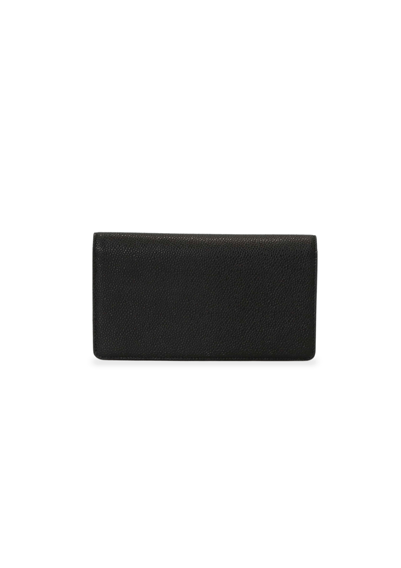 TIMELESS CC YEN BIFOLD CAVIAR