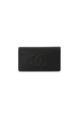 TIMELESS CC YEN BIFOLD CAVIAR