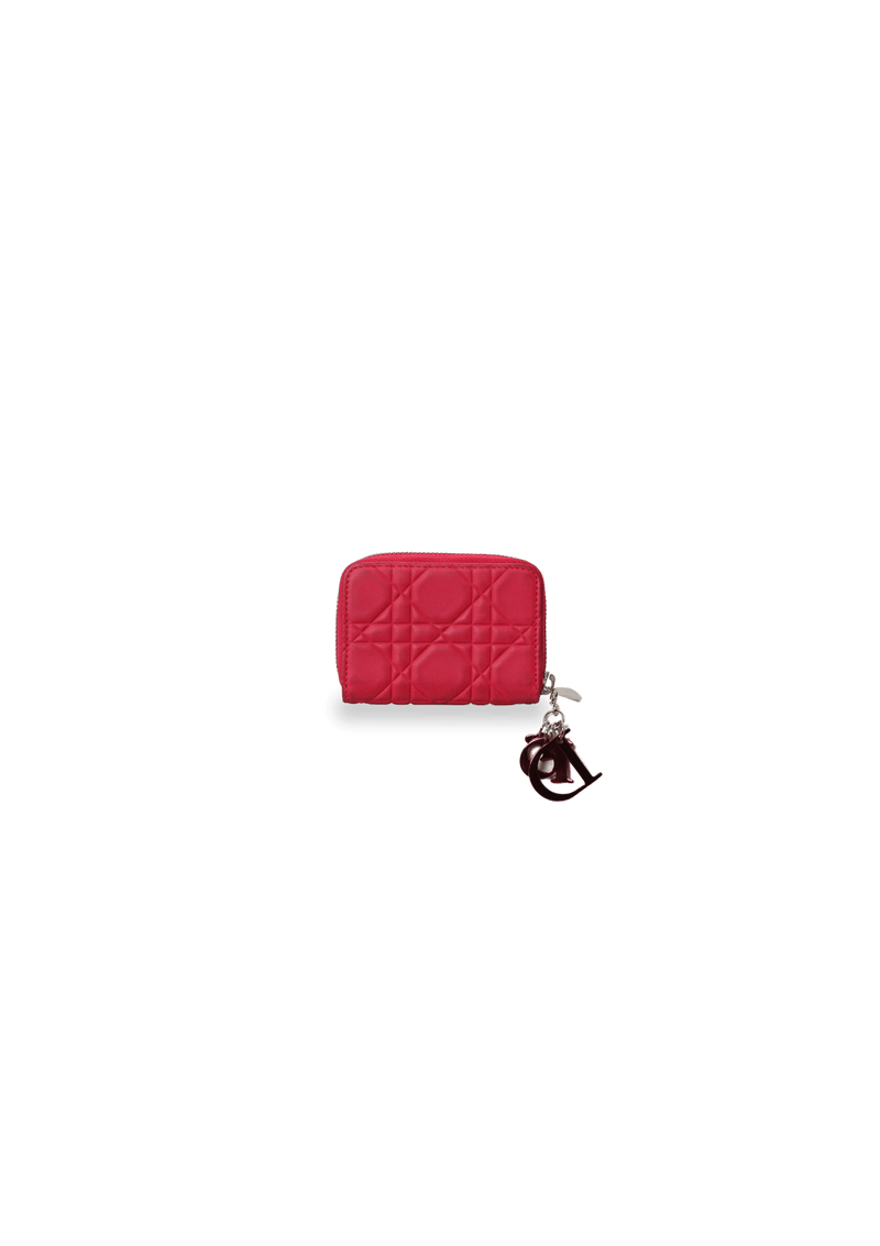 LADY DIOR ZIP AROUND WALLET