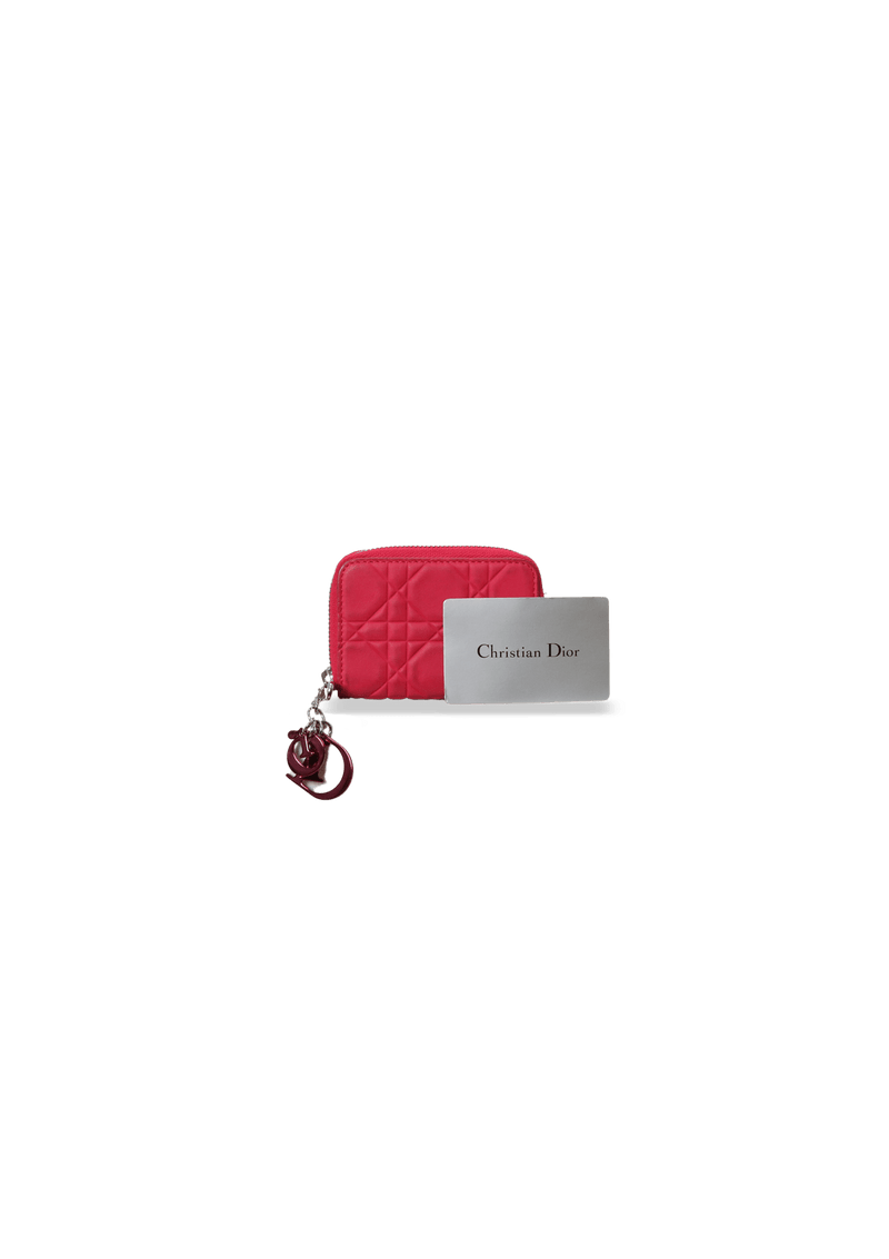 LADY DIOR ZIP AROUND WALLET