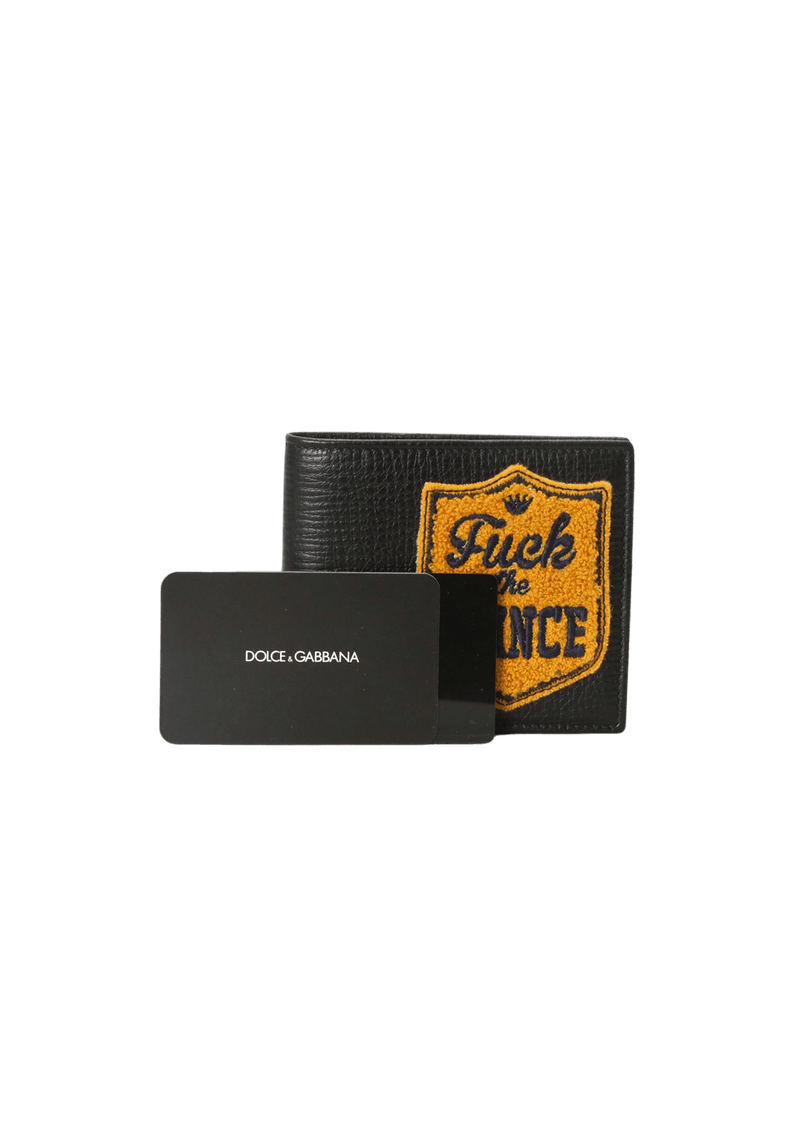 LEATHER PATCH WALLET