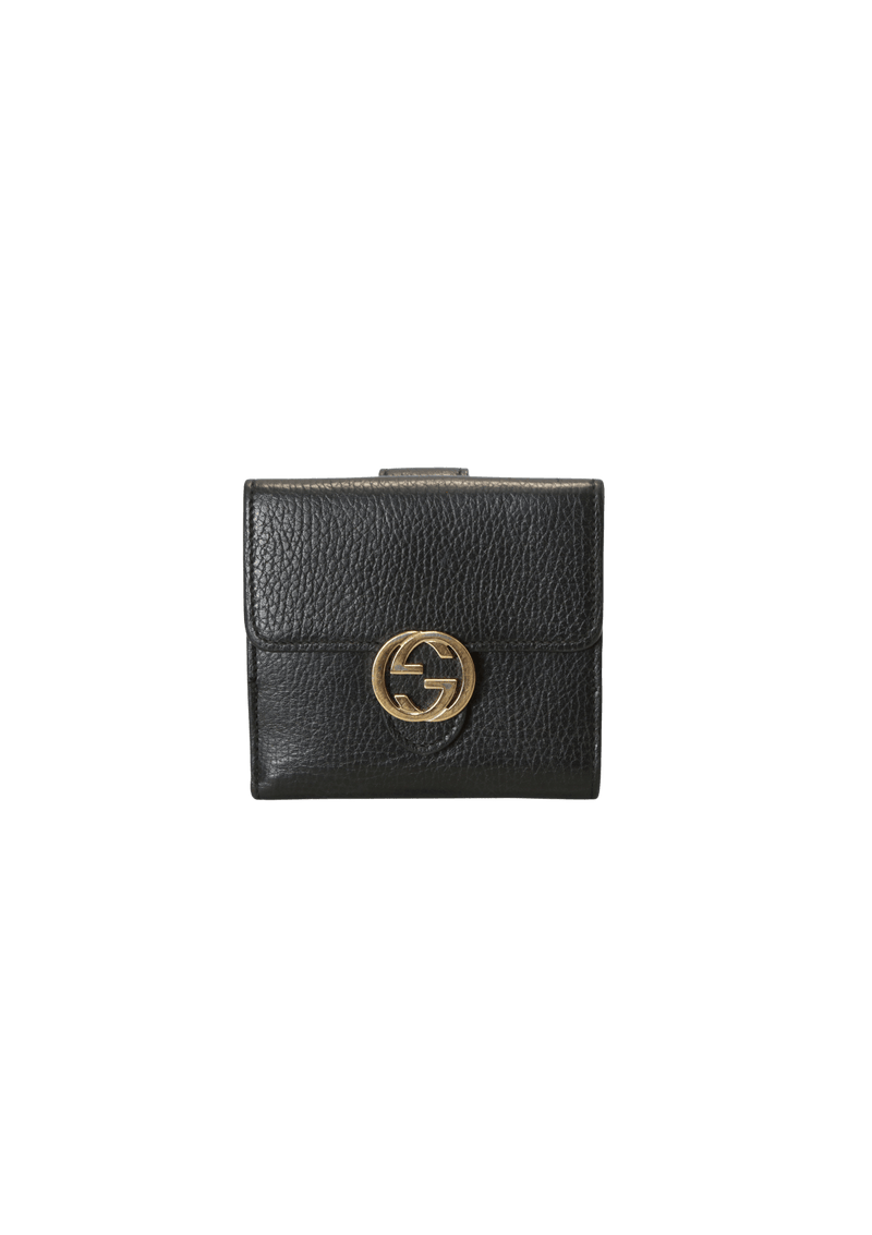 COMPACT INTERLOCKING LOGO WALLET