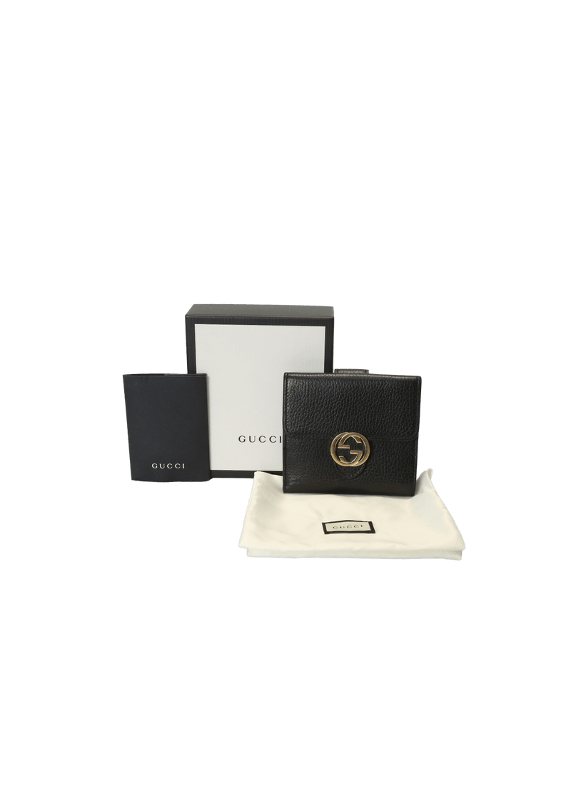 COMPACT INTERLOCKING LOGO WALLET