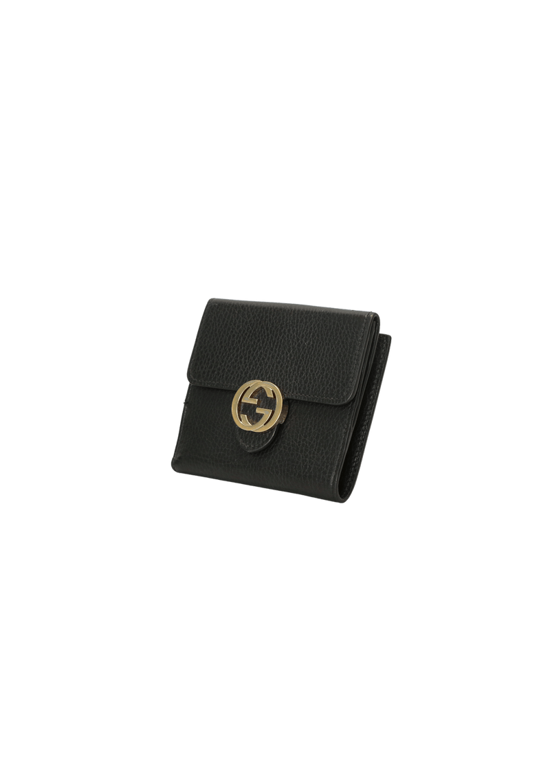 COMPACT INTERLOCKING LOGO WALLET