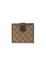 GG CANVAS BAMBOO WALLET