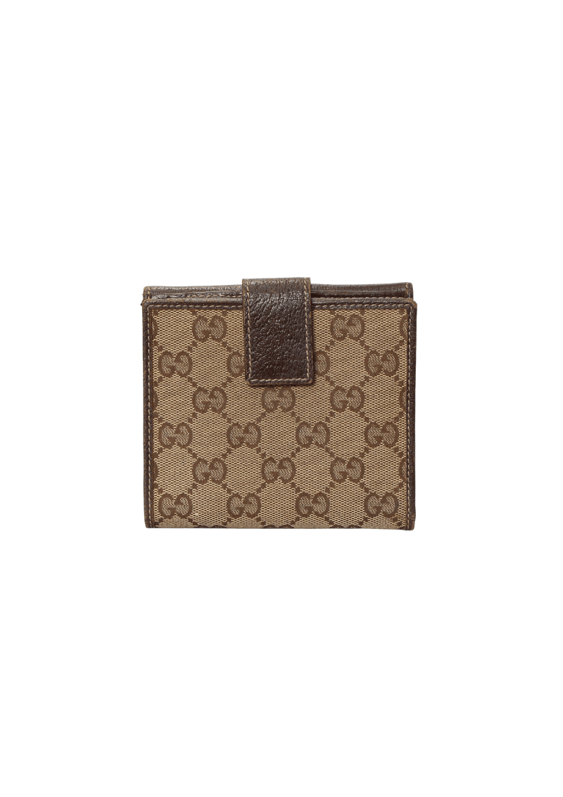 GG CANVAS BAMBOO WALLET