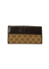 GG CANVAS HEART CONTINENTAL WALLET