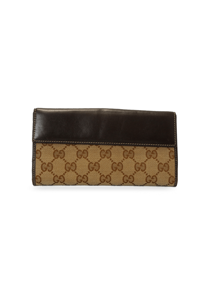 GG CANVAS HEART CONTINENTAL WALLET