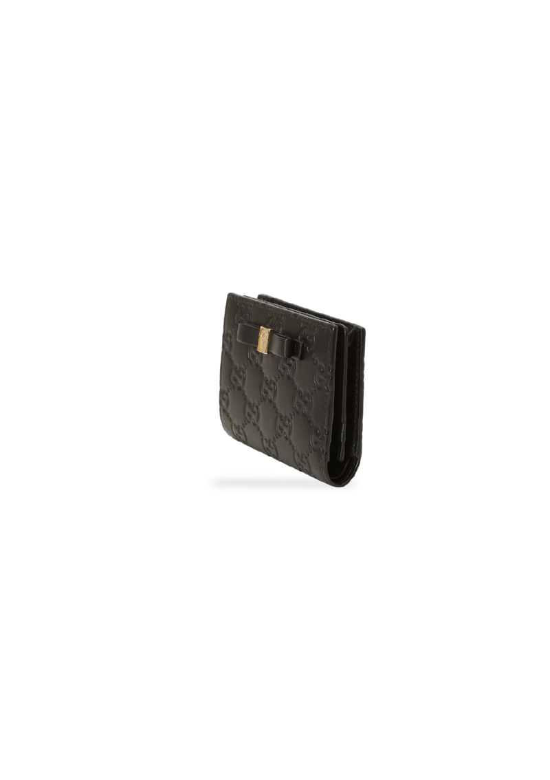 GUCCISSIMA BOW CARD HOLDER