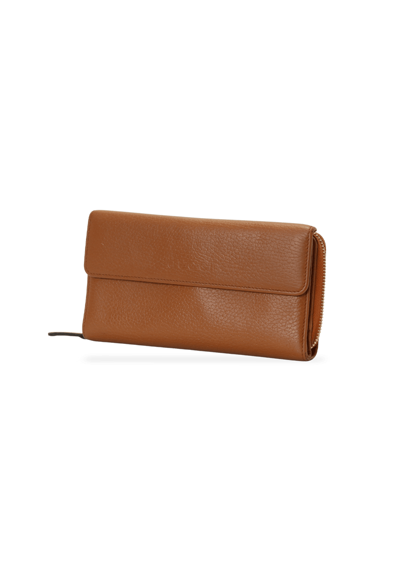 LEATHER CONTINENTAL WALLET