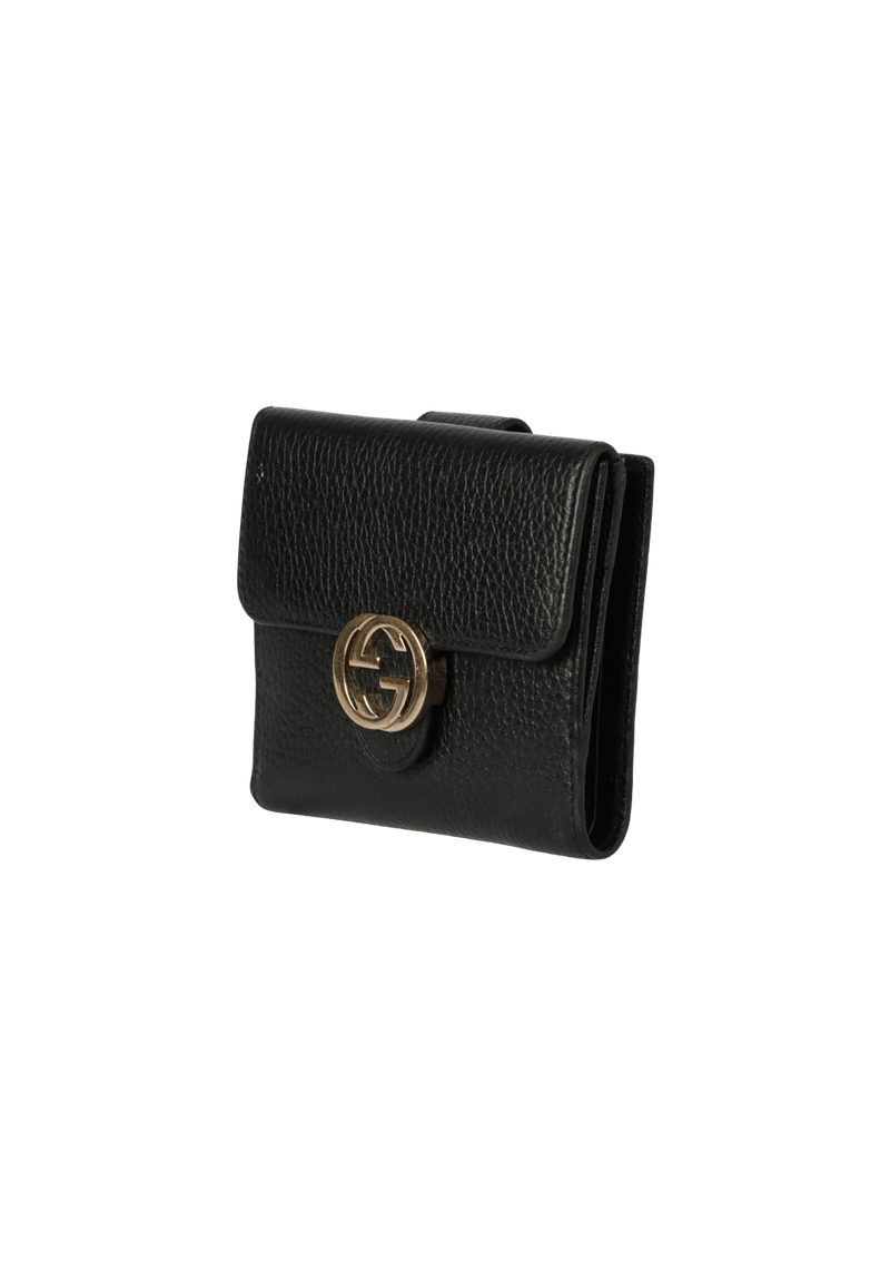 INTERLOCKING G FRENCH WALLET