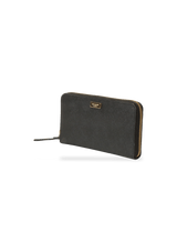 COATED CANVAS CONTINENTAL WALLET