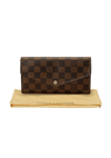 DAMIER ÉBÈNE SARAH WALLET