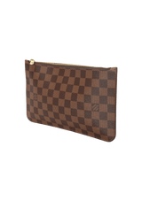 DAMIER ÉBÈNE WRISTLET POUCH