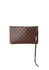 DAMIER ÉBÈNE WRISTLET POUCH