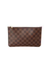 DAMIER ÉBÈNE WRISTLET POUCH