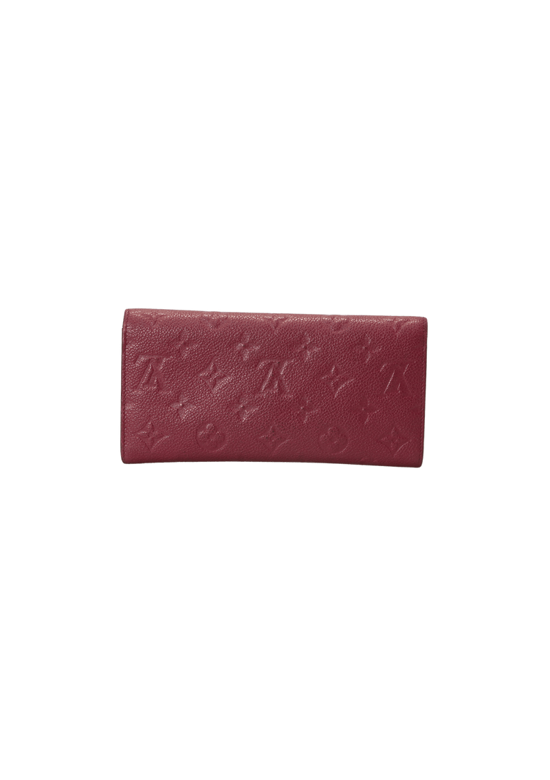 MONOGRAM EMPREINTE SARAH WALLET