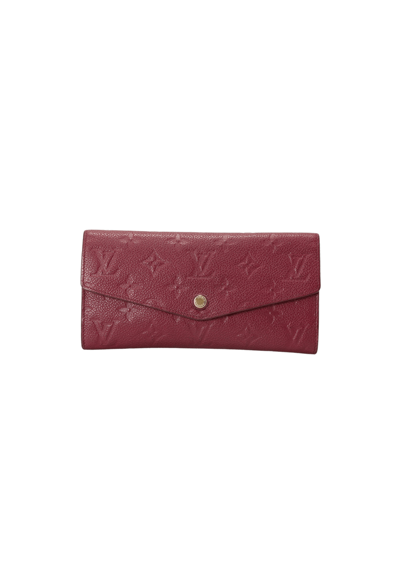 MONOGRAM EMPREINTE SARAH WALLET