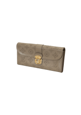 MONOGRAM MAHINA TAUPE CLUTCH