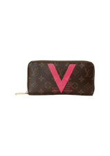 MONOGRAM V ZIPPY WALLET