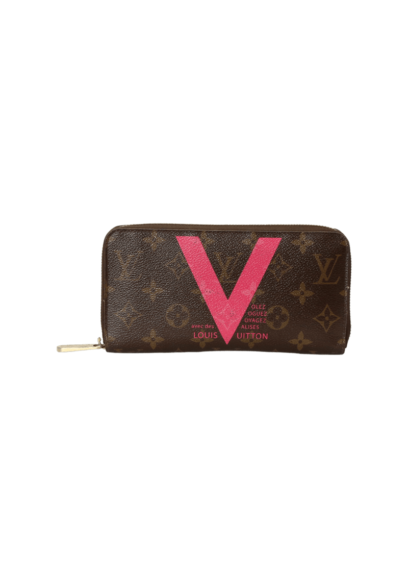 MONOGRAM V ZIPPY WALLET