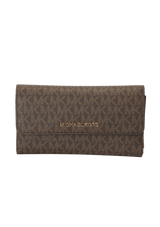 LARGE JET SET TRAVEL TRIFOLD WALLET