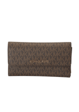 LARGE JET SET TRAVEL TRIFOLD WALLET