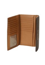 LARGE JET SET TRAVEL TRIFOLD WALLET