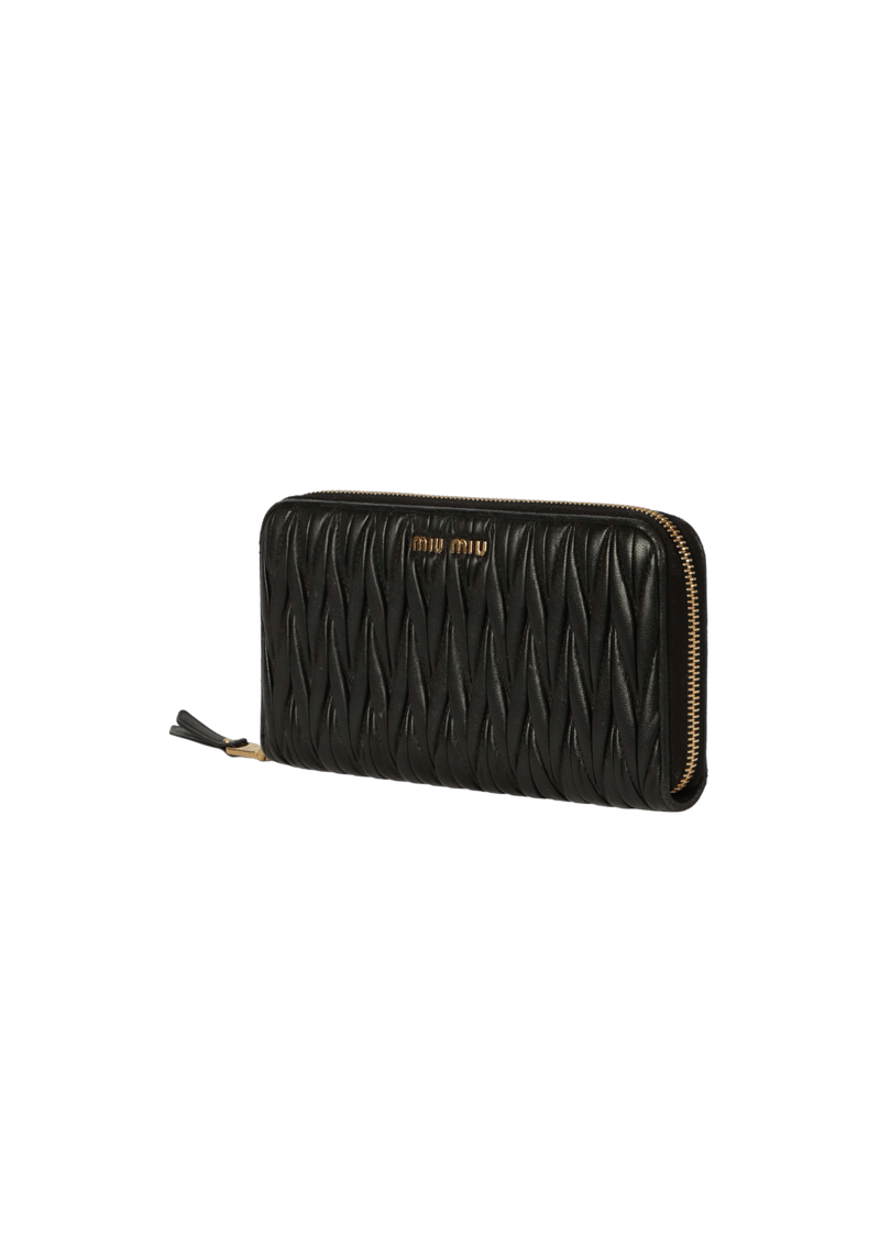 NAPPA MATELASSÉ CONTINENTAL WALLET