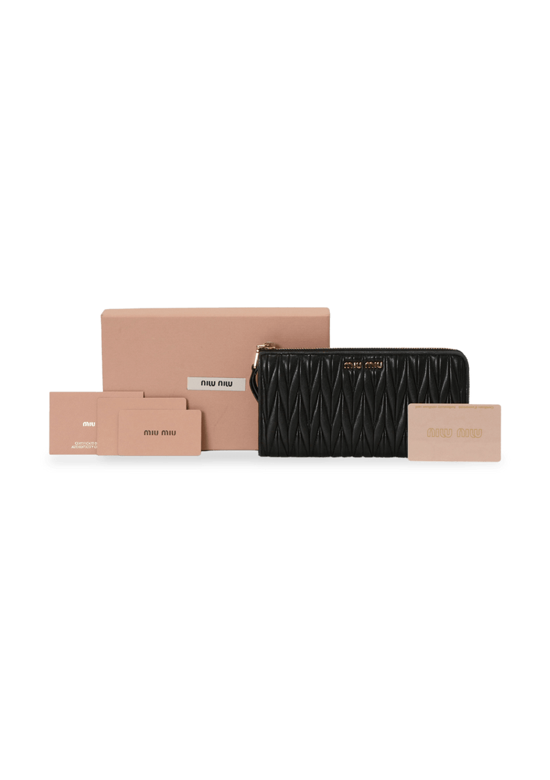 NAPPA MATELASSE CONTINENTAL WALLET