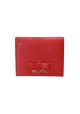 SMALL MADRAS BOW WALLET